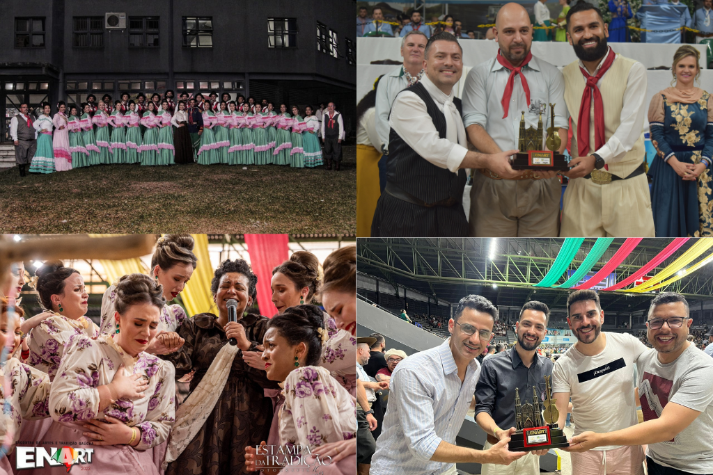 Entidades tradicionalistas e artistas de Santa Maria se destacam no Enart 2022