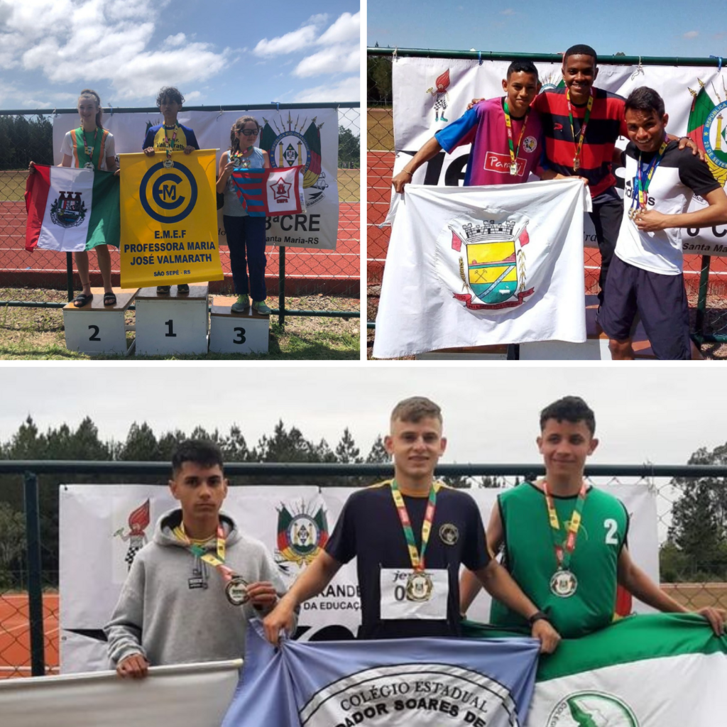 São Sepé volta de mais uma etapa do JERGS com três medalhas