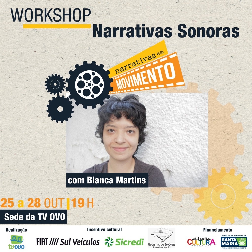 TV OVO promove workshop sobre narrativas sonoras