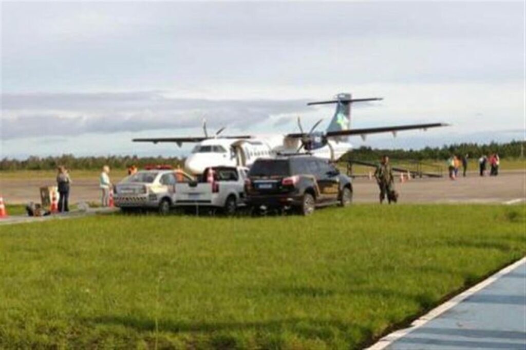 Polícia Federal participa de treinamento para garantir a segurança nos voos em Santa Maria
