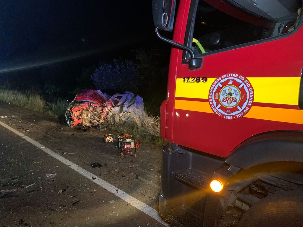Foto: Lenon de Paula - Acidente aconteceu no final da tarde de terça-feira na BR-287 entre Santa Maria e São Pedro do Sul
