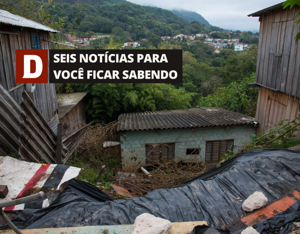 Cerca de 4 mil pessoas vivem em áreas de risco em Santa Maria e outras 5 notícias 