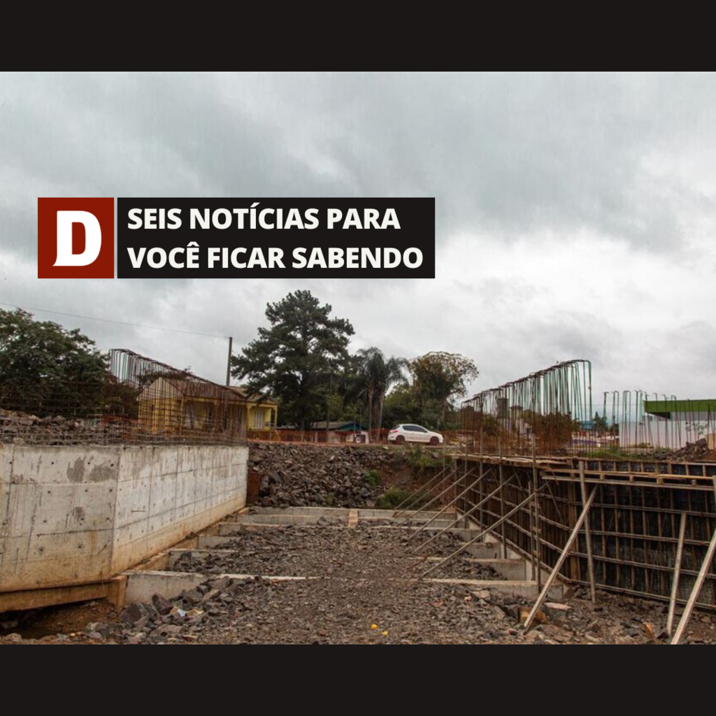 Obra no trevo da Uglione só deve ser retomada a partir de julho
e outras 5 notícias