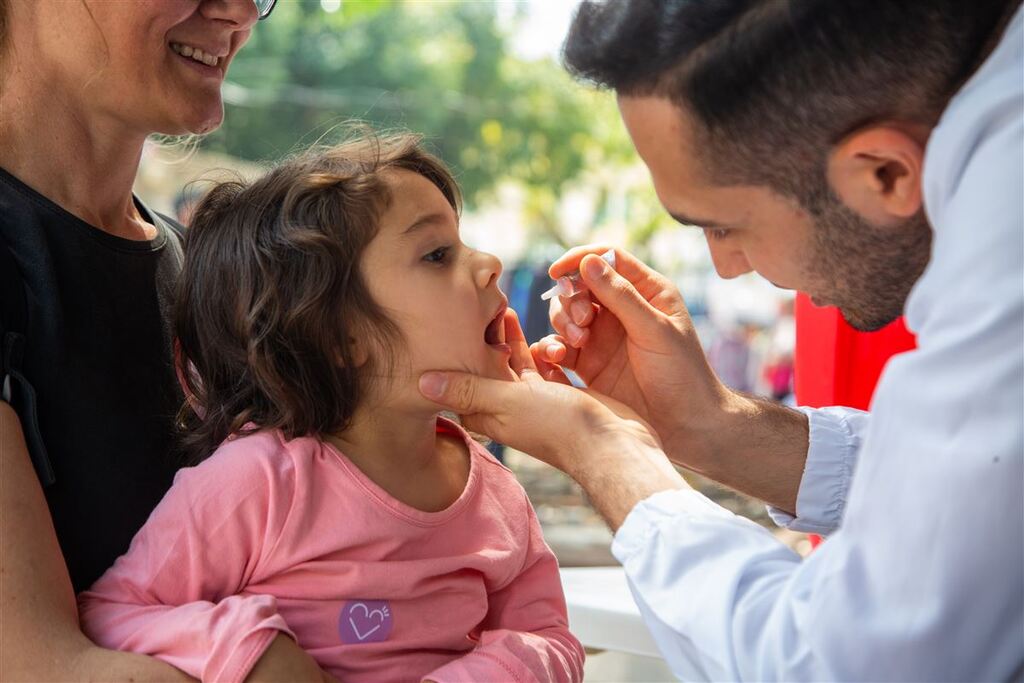 Mais de 73% das crianças aptas receberam a imunização contra a poliomielite em Santa Maria