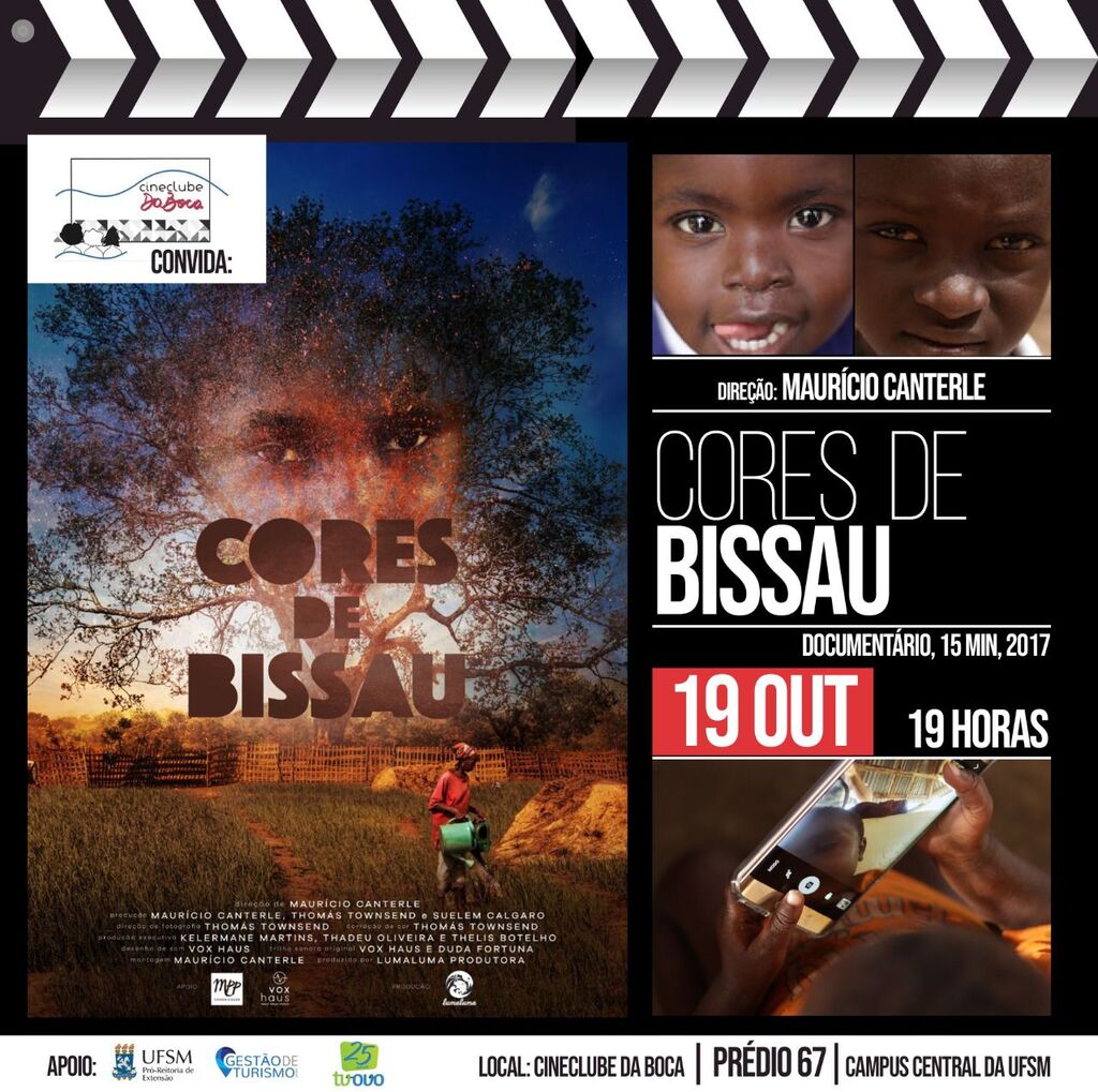 Cineclube da Boca exibe o curta “Cores de Bissau” na UFSM