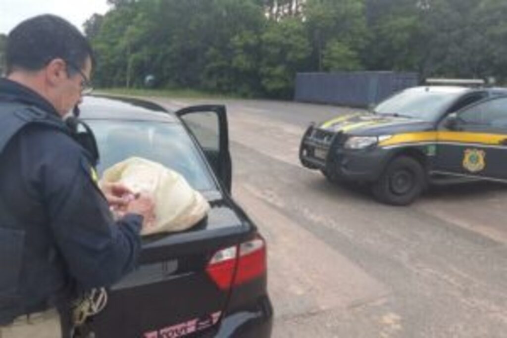 Homem é preso pela PRF com aproximadamente R$ 300 mil em cocaína na BR-290