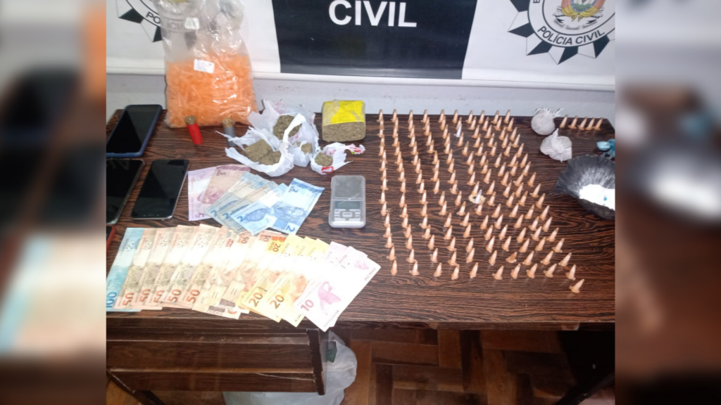 Casal é preso por tráfico de drogas em Caçapava do Sul