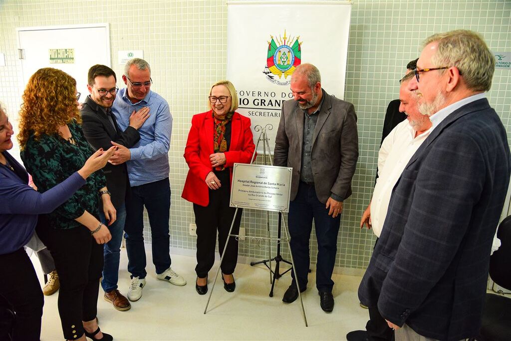 Na presença da secretária estadual de Saúde e de autoridades da Região, ambulatório da Pessoa Idosa é inaugurado no Hospital Regional de Santa Maria