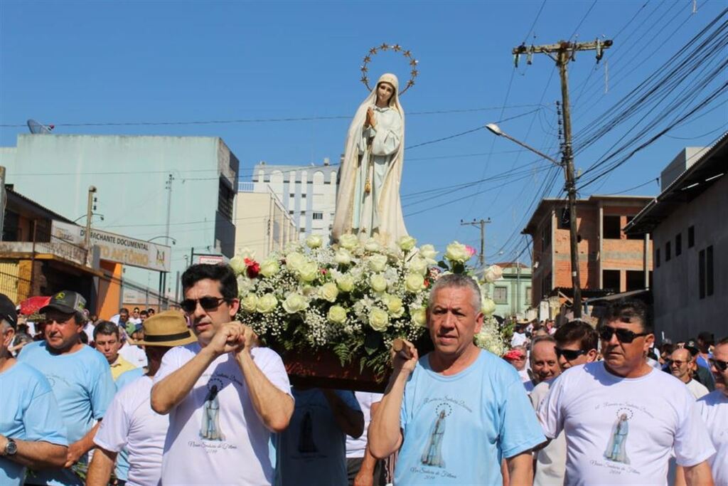 150 mil fiéis devem comparecer a 71ª Romaria de Fátima em Cruz Alta