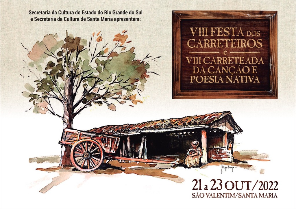 Inscrições para a 8ª edição da Festa dos Carreteiros e Carreteada da Canção e Poesia Nativa vão até sexta-feira