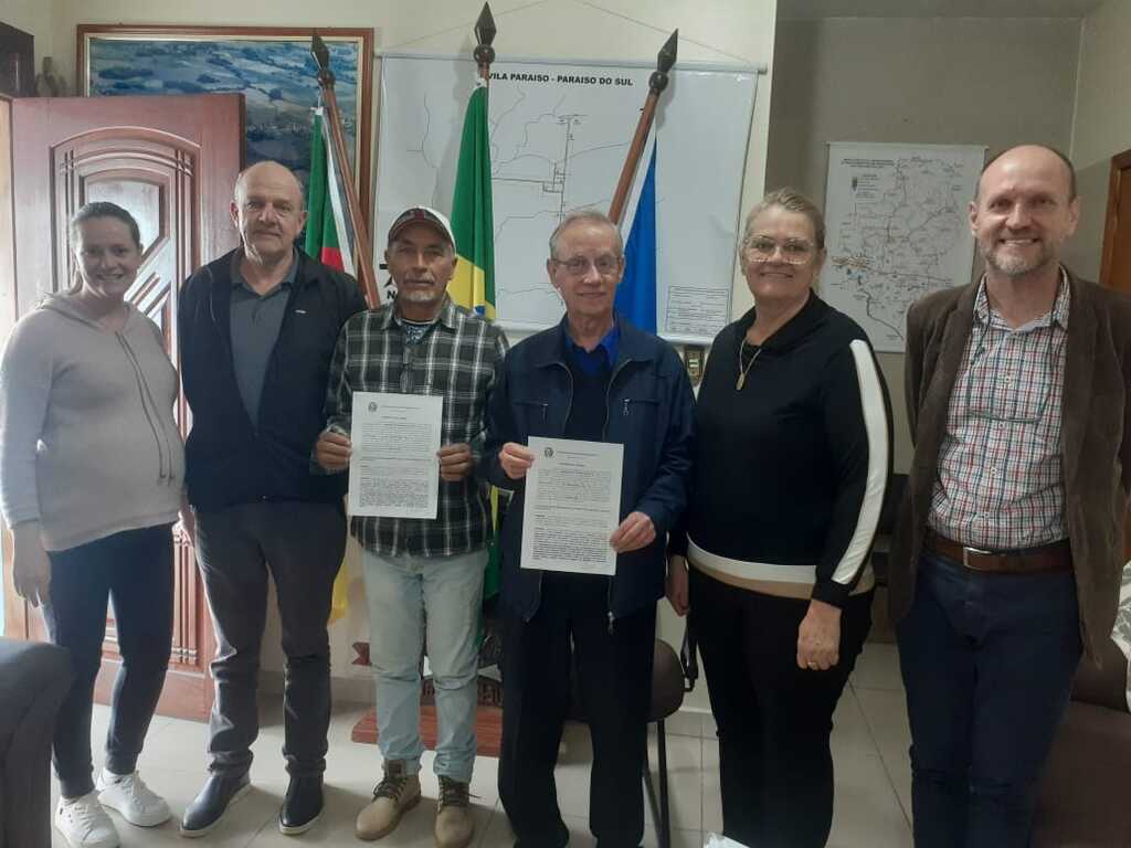 Contrato de execução de obra da Escola Municipal de Ensino Infantil é assinado em Paraíso do Sul