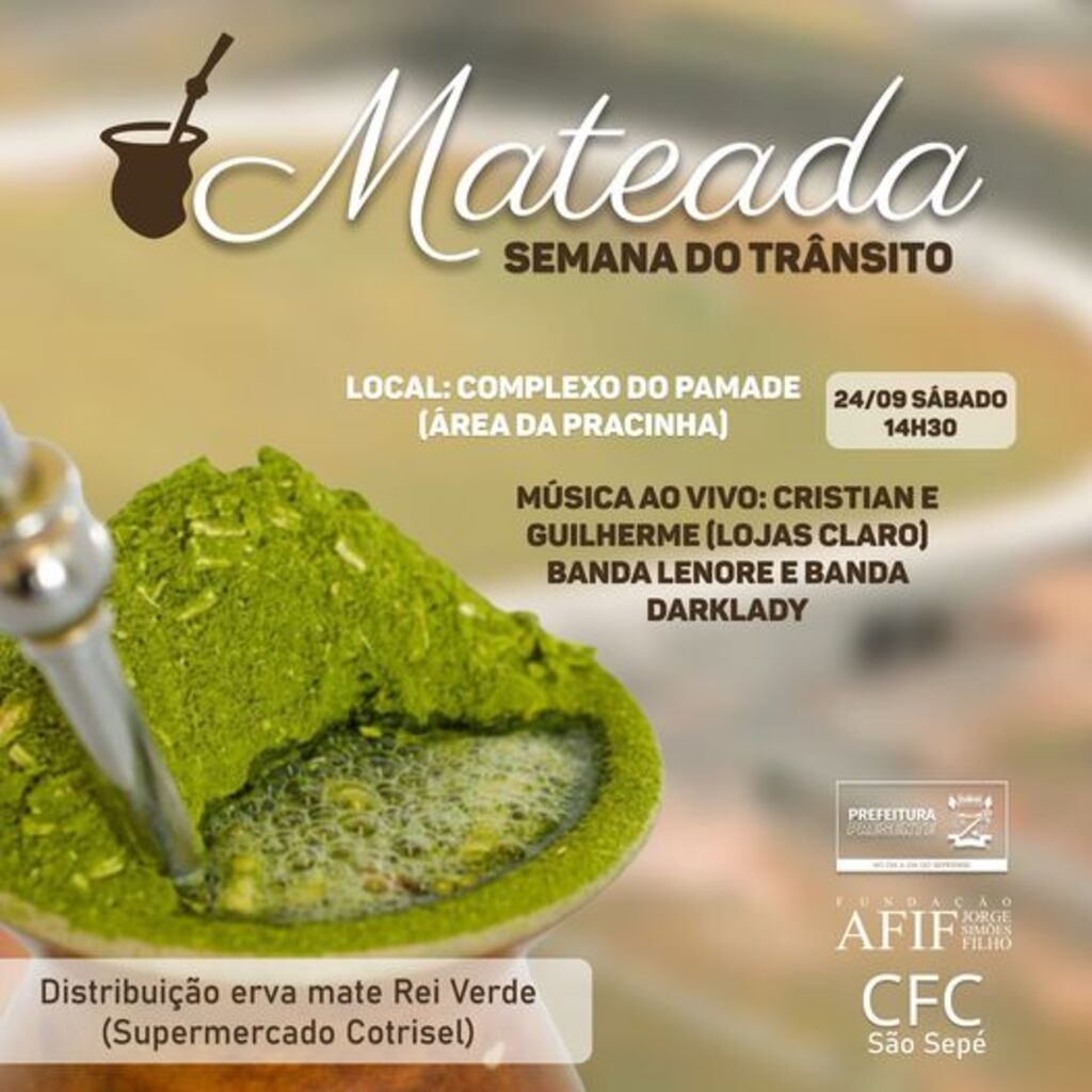 Semana do Trânsito terá mateada em São Sepé