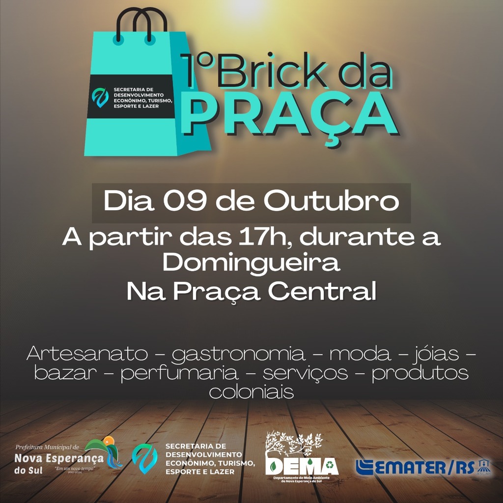 Nova Esperança do Sul promove o Brick da Praça