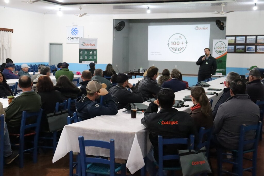 Projeto 100+ leva informações para produtores da região aumentarem rentabilidade das lavouras