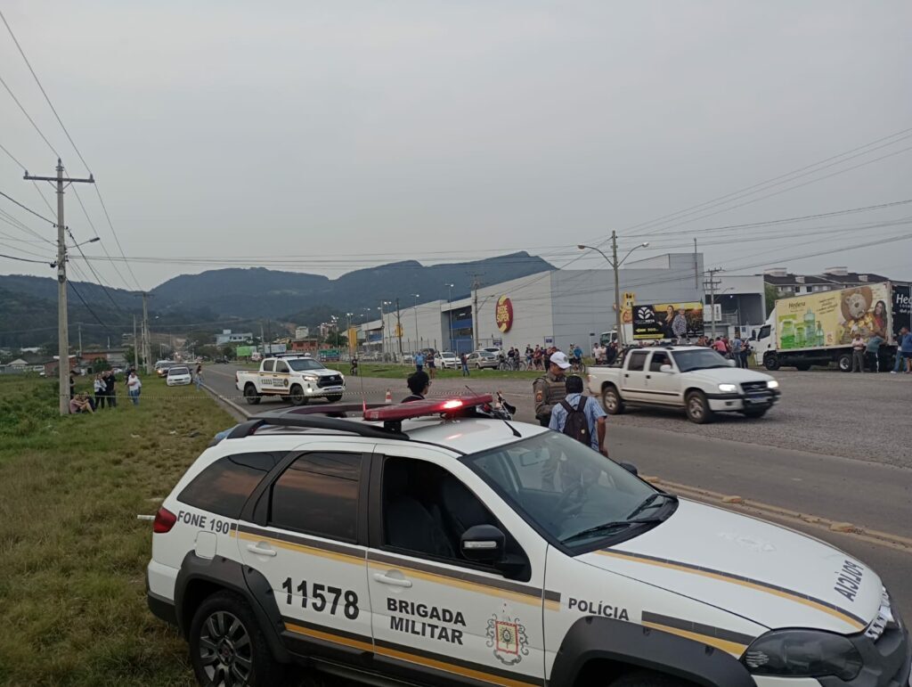 Motociclista morre em acidente na ERS-348  em Agudo