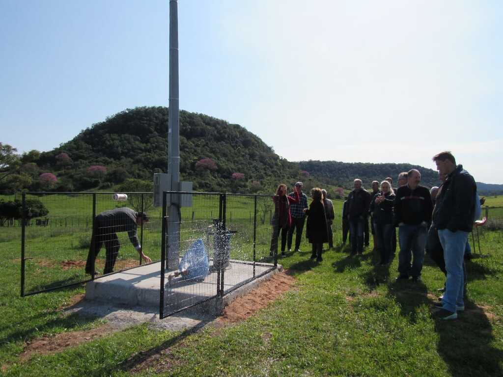 Poço artesiano é entregue oficialmente para a comunidade de Passo de Clara, em São Pedro do Sul