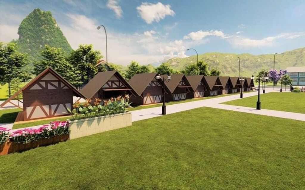 Iniciada obra de espaço para agricultura e artesanato no “Jardim do Povo” em Agudo