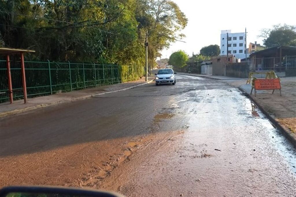 Com obra finalizada, trânsito é liberado em trecho da Rua Tamanday, em Santa Maria