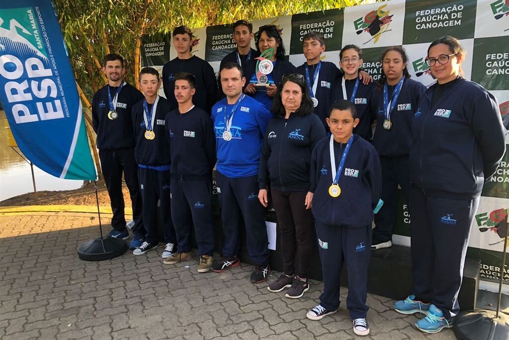 Asena vence por equipes e lidera Campeonato Gaúcho de Canoagem