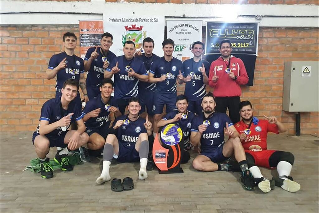VSMAE e UPVSM vencem etapa da Liga Gaúcha de Vôlei em Paraíso do Sul