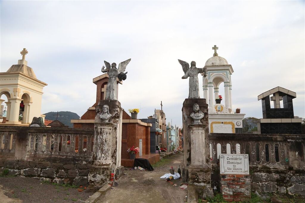 Cemitério São Marcos é vandalizado em Arroio Grande, distrito de Santa Maria