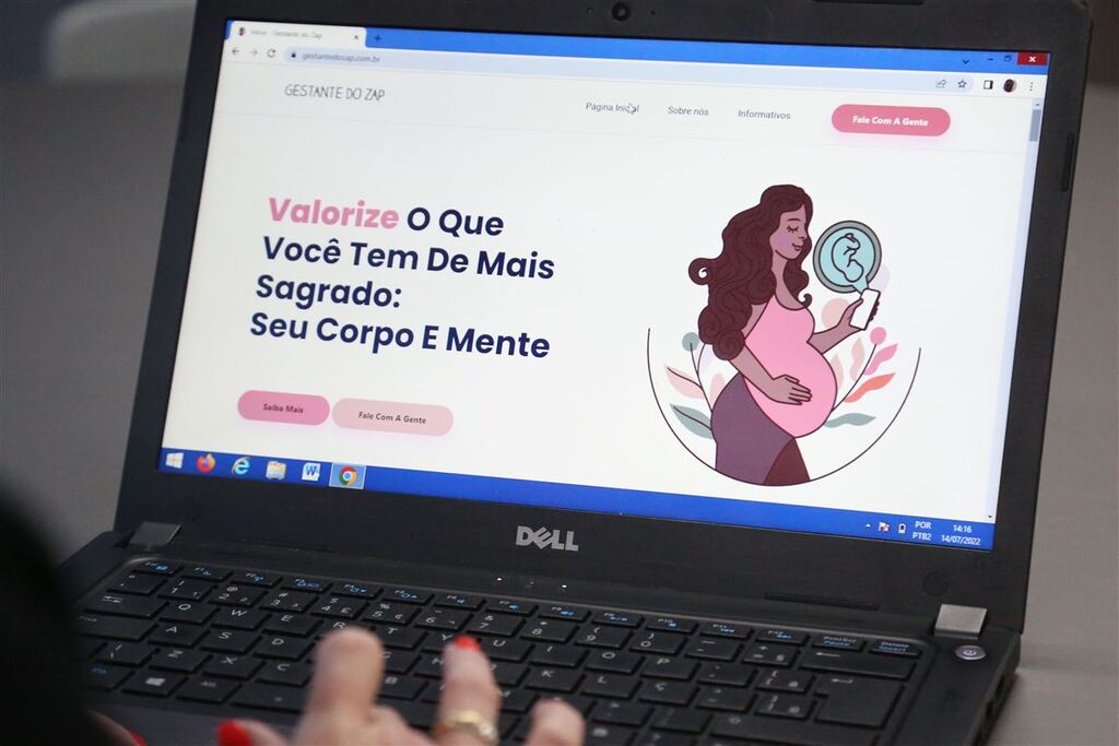 Mestranda da UFN cria site informativo para ajudar gestantes