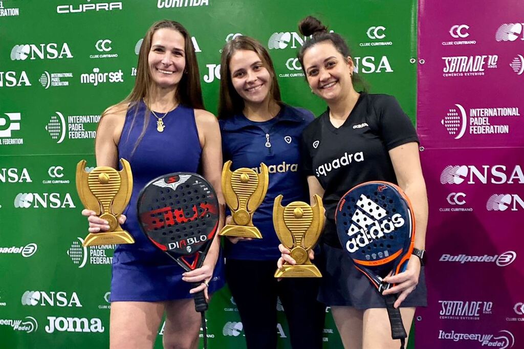 Atletas de Santa Maria vencem etapa do brasileiro de padel