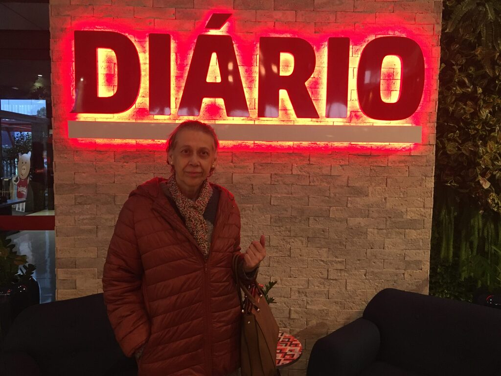 Assinante visita a sede do Diário