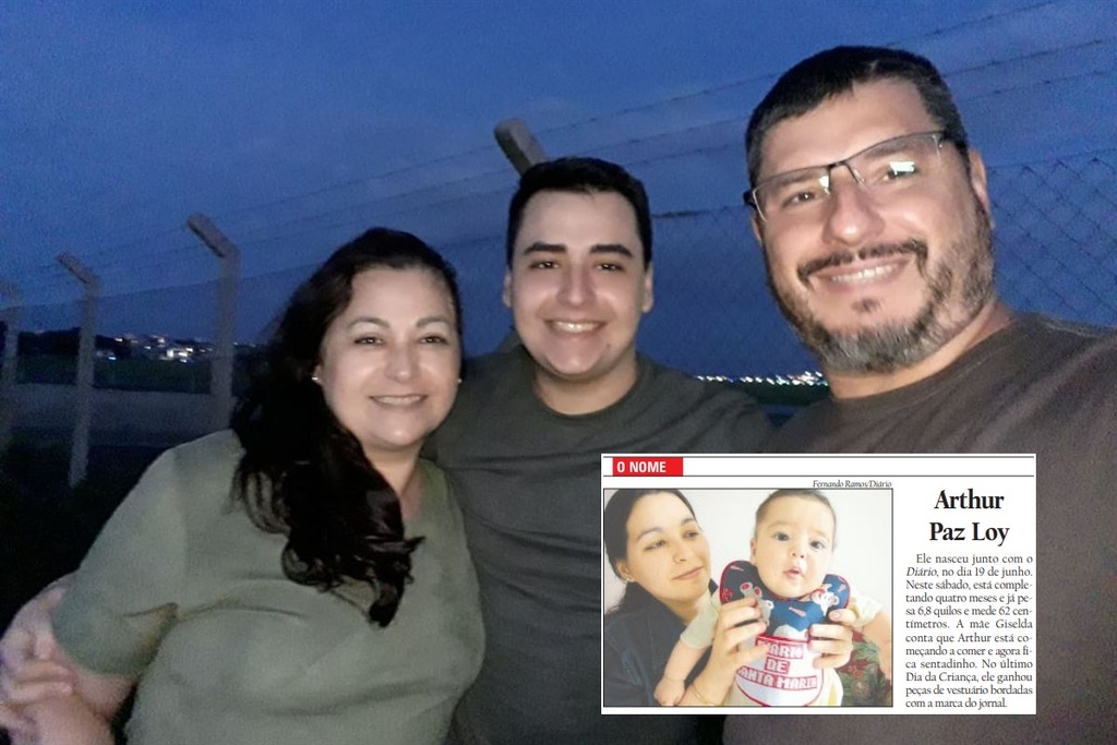 Os 20 anos do Diário de Santa Maria são também os do jovem Arthur Loy