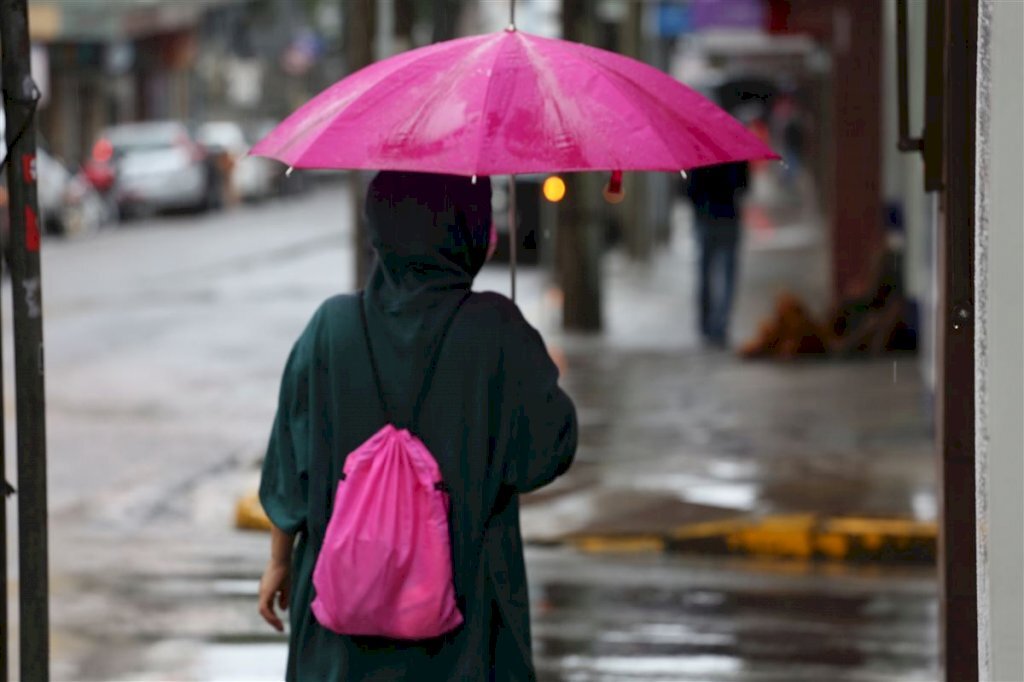 Semana começa com chuva em Santa Maria