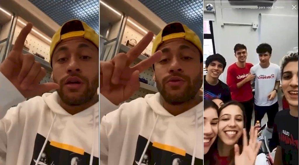 VÍDEO: Neymar manda recado para estudantes de colégio de Santa Maria