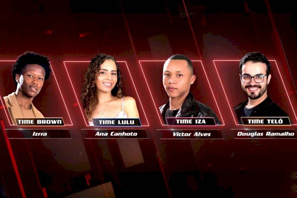 Izzra, Ana Canhoto, Victor Alves e Douglas Ramalho estão na final do The Voice