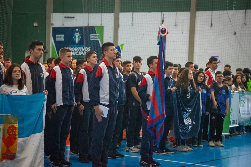 Cerimônia marca abertura oficial dos Jogos Escolares de Santa Maria