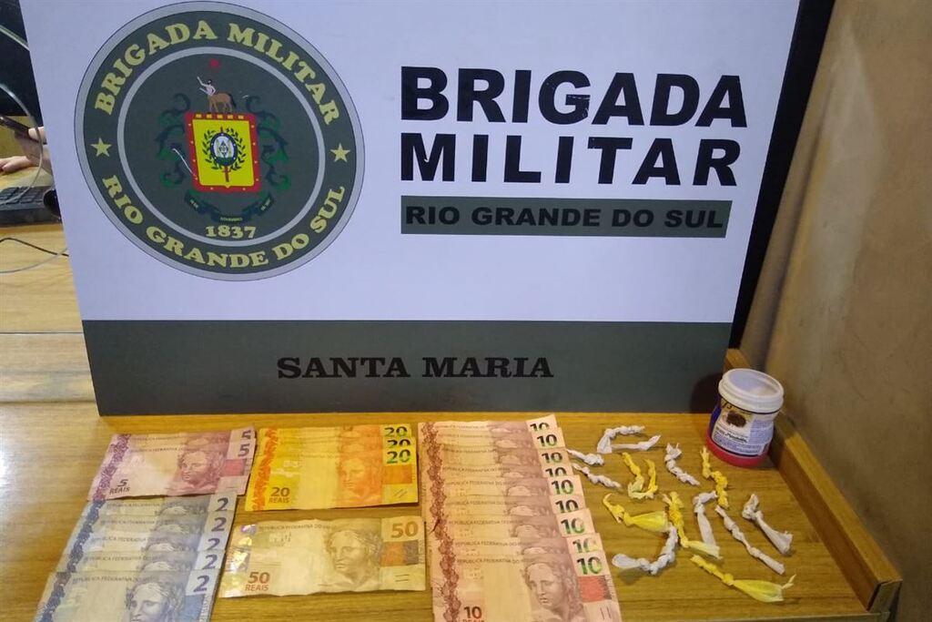 Traficante foge, mas é preso escondido dentro de guarda-roupa em Santa Maria