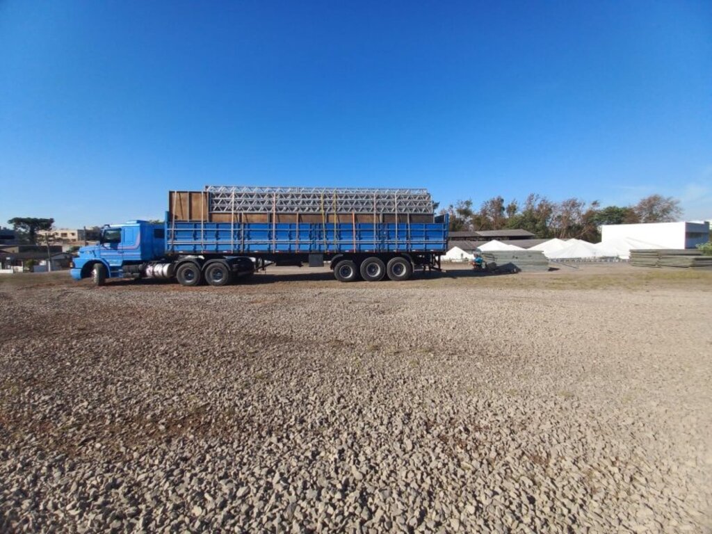 Infraestrutura para a 29ª Feira Internacional do Cooperativismo começa a ser montada