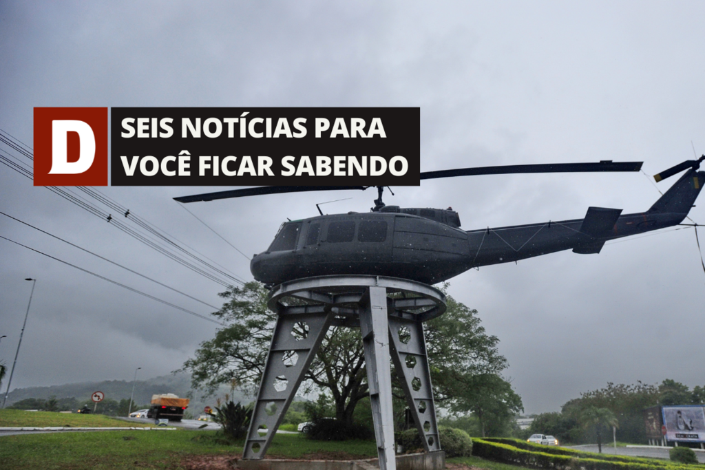 Helicóptero da rótula da Fernando Ferrari será retirado para manutenção; trecho estará bloqueado nesta terça e outras 5 notícias