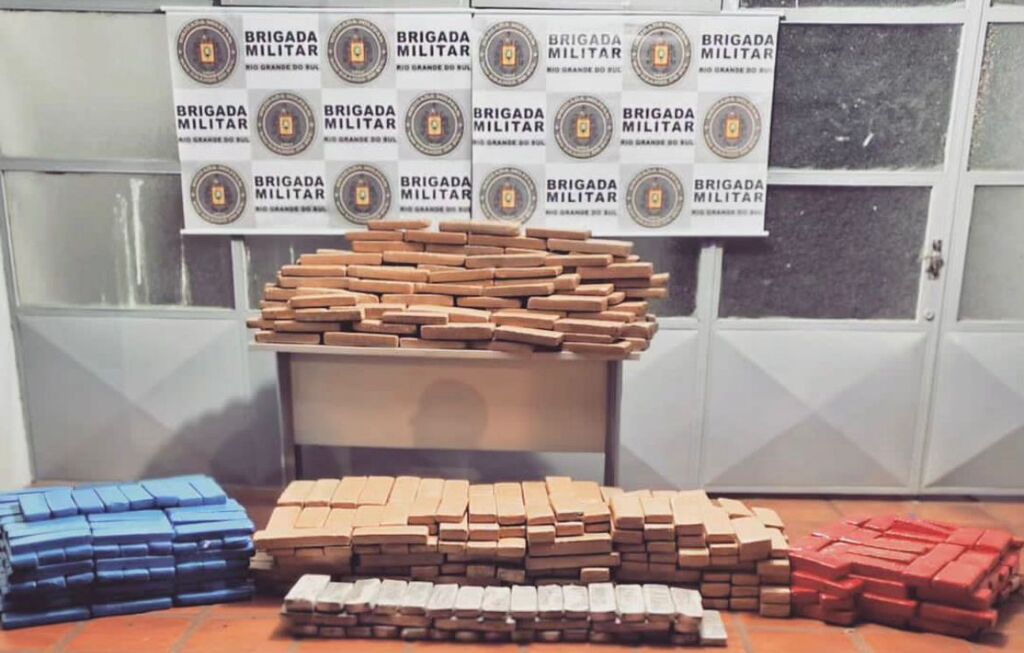 Polícia apreende 460kg de maconha em Cruz Alta