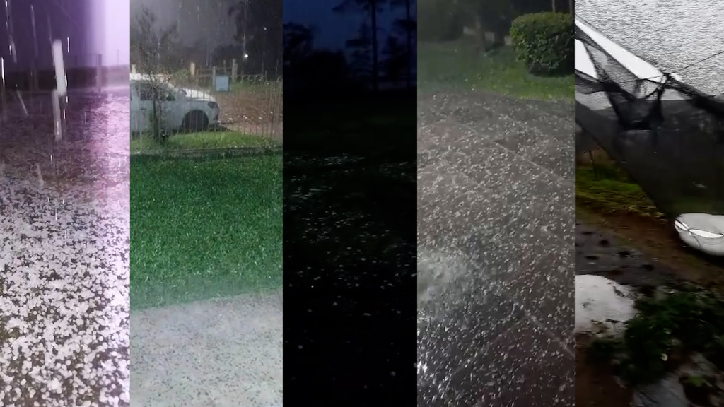 VÍDEO: leitores e ouvintes registram granizo na região nesta quarta-feira