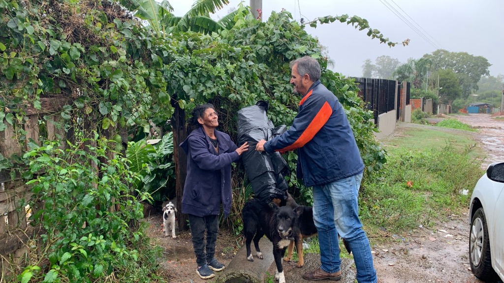Santa Maria registra destelhamento de casas e áreas isoladas por conta da passagem do ciclone