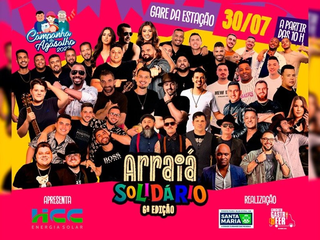 Arraiá Solidário marca encerramento da Campanha do Agasalho 2023; confira a programação