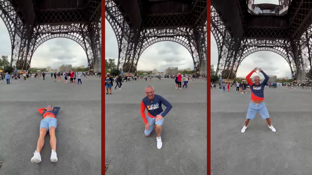 De férias, prefeito faz exercícios em Paris