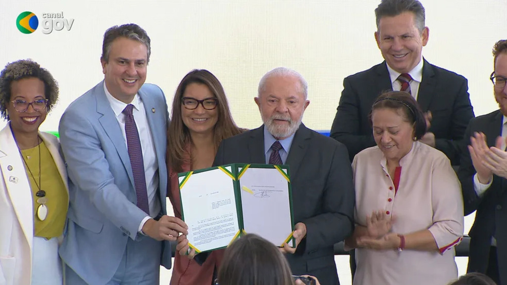 Foto: TV Brasil (Reprodução) - Lula sanciona lei para ampliar oferta de vagas na educação básica em tempo integral