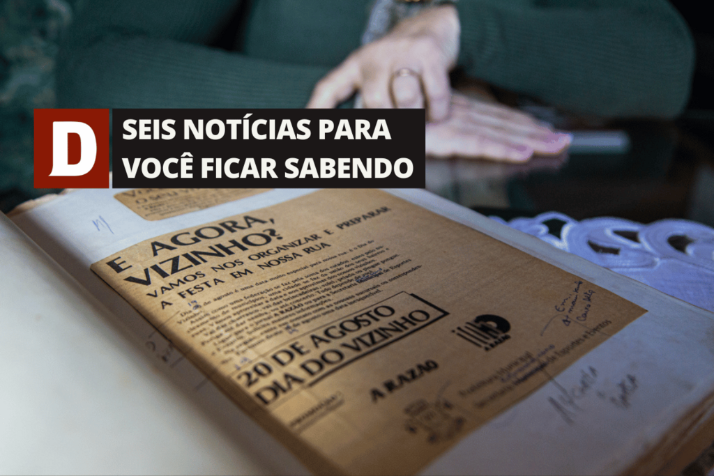 Começam as inscrições para participar do Dia do Vizinho e outras 5 notícias