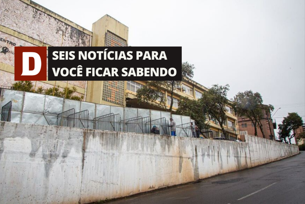 Muro de Viaduto da Gare é reforçado com grades após queda de homem na madrugada de quarta-feira e outras 5 notícias