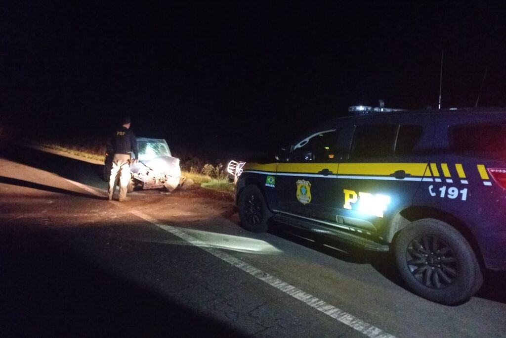 Foto: PRF - Colisão ocorreu no KM 378 da BR-158 em Dilermando de Aguiar