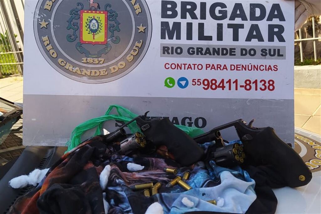 Galeria de imagens: Armas utilizadas no crime foram apreendidas na época pela Brigada Militar