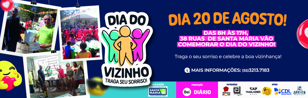 AO VIVO: saiba como acompanhar e participar da programação do Dia do Vizinho