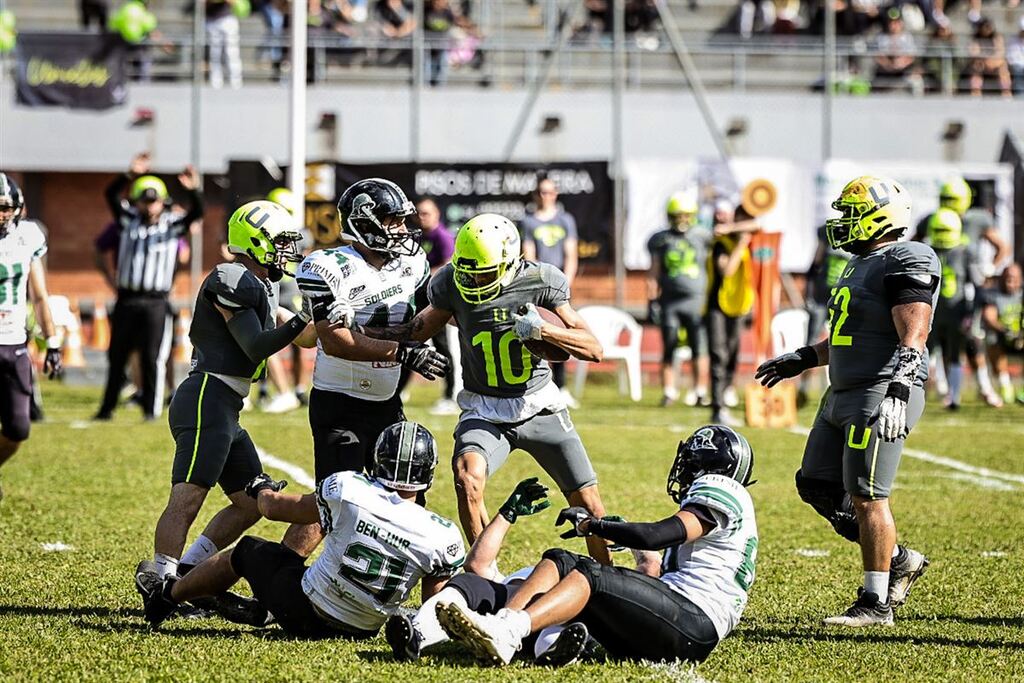 Santa Maria Soldiers vence o União da Serra pela Liga Brasil de Futebol Americano