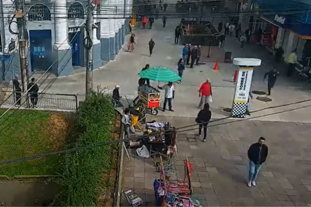 VÍDEO: botão do pânico é acionado para solicitar socorro a idoso no Calçadão