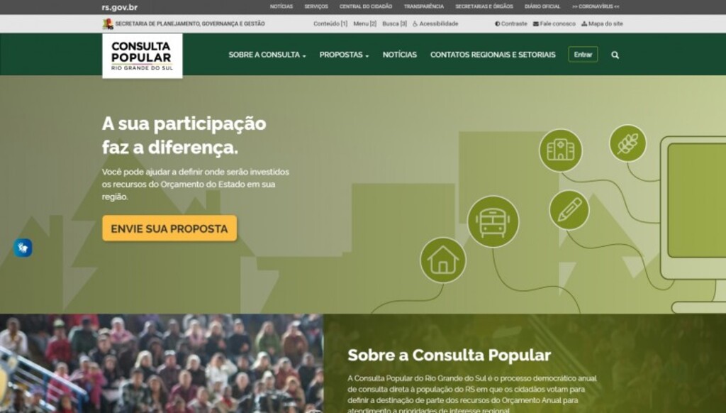título imagem A partir desta segunda cidadãos podem participar da Consulta Popular 2023; confira como